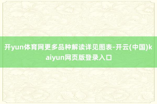 开yun体育网更多品种解读详见图表-开云(中国)kaiyun网页版登录入口